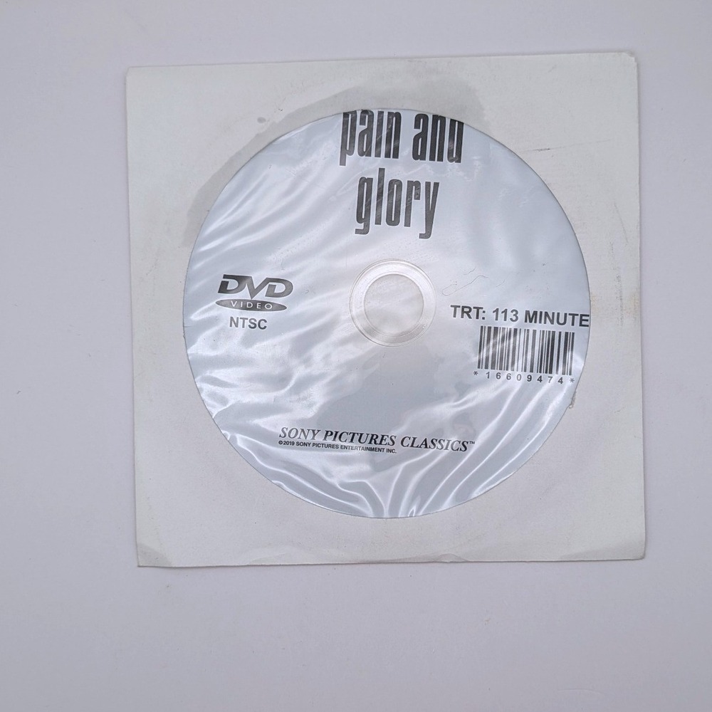Pain and Glory DVD Sony Pictures Classics For Your Consideration FYC 2019 NTSC